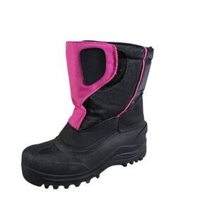 Itasca Kids Rain & Snow Boots - Black and Pink